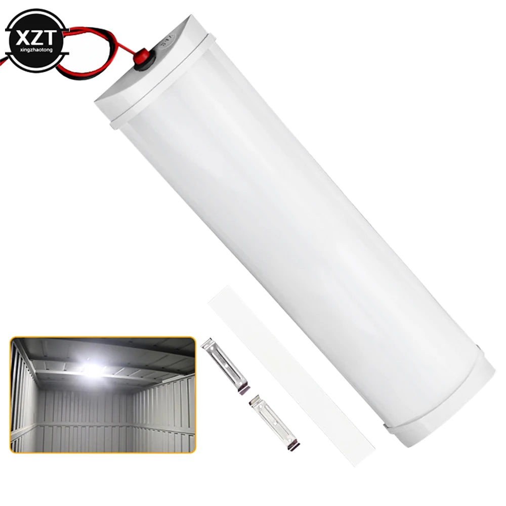 72LED 3-reihig 12V 24V Deckenleuchte Wohnmobil Innenraum Anhänger Boot Fracht Wohnwagen Lampe LED-Leuchten für Camping BBQ-Lampe