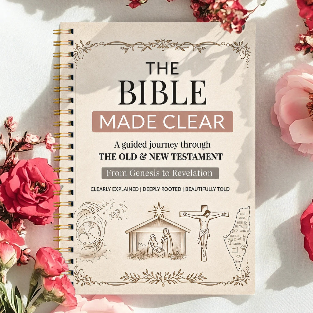 1pc 8-Week Bible Study Planner, 8.15×5.67in Twin-Wire Devotional Journal, Scripture Reading & Reflection Notebook