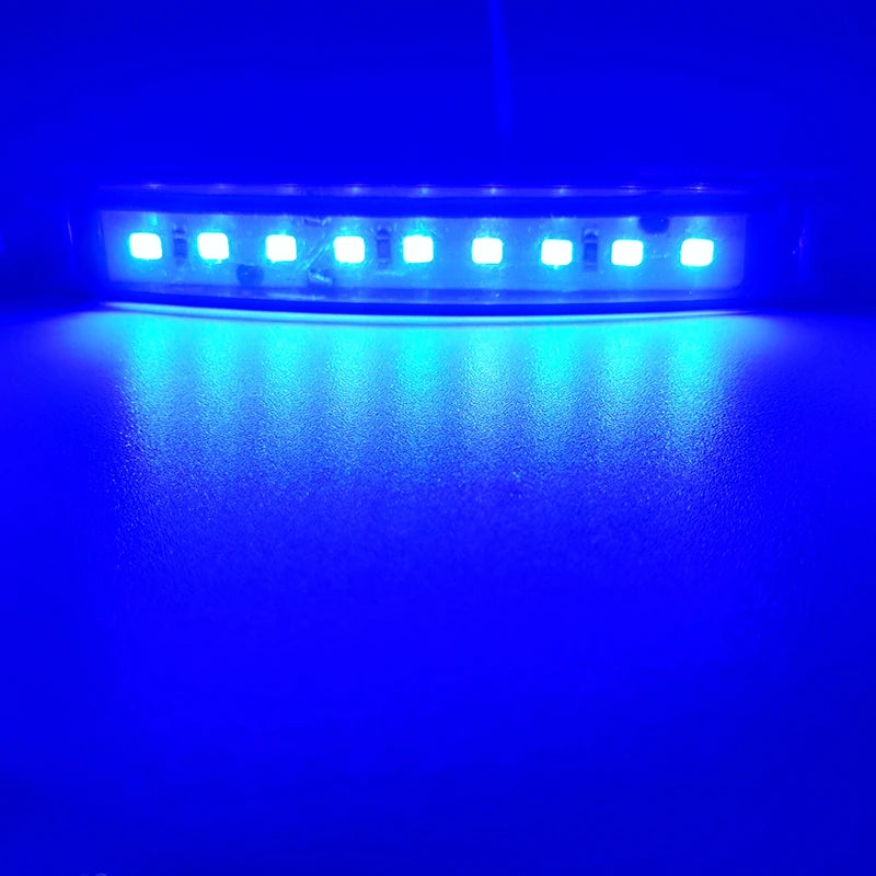 4PCS 9 LED Waterproof Side Warning Light Multicolor Truck Trailer Bus Van Lorry Width Lamp Signal Marker Bulb Lamp 12V 24V