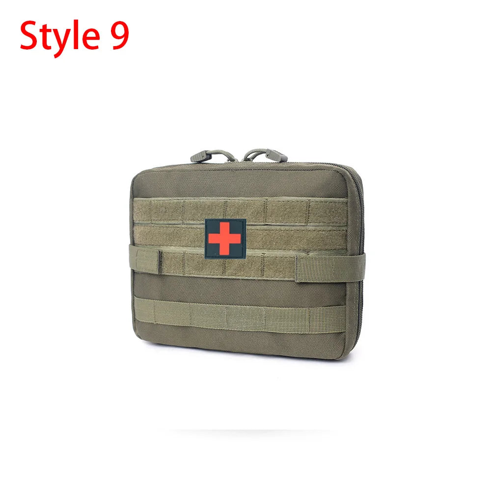 IFAK EDC Tasche Hüfttasche Jagdweste Notfall-Werkzeugsatz Outdoor Erste-Hilfe-Set Camping Survivaltasche