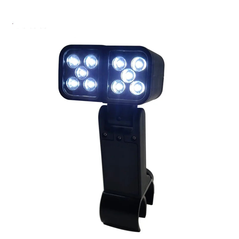 Tragbare BBQ Grillleuchte LED-Licht Taschenlampe Beleuchtungslampe mit Griffhalterungsclip für Barbecue Grillen Outdoor-Zubehör