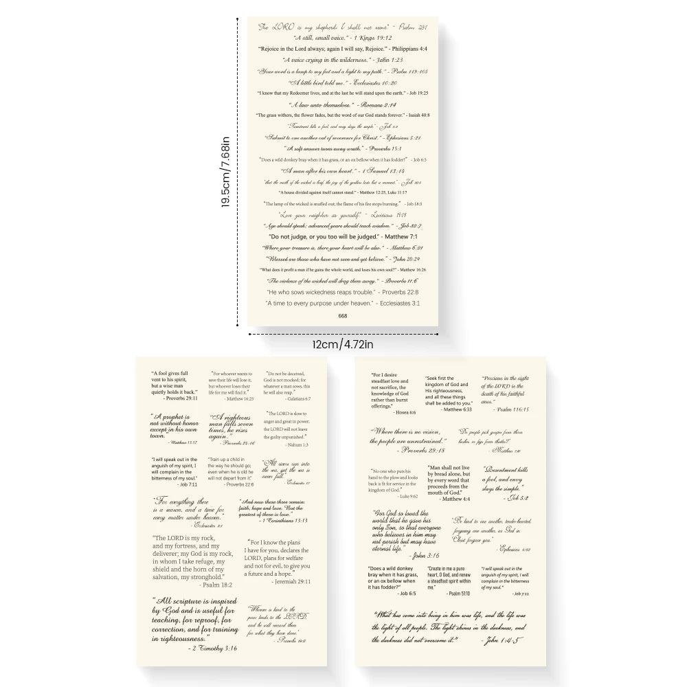 Daily Bible Study Journal - S.O.A.P Method Bible Study Supplies Church Notes Notebook Daily Devotional Notebook Prayer Journal