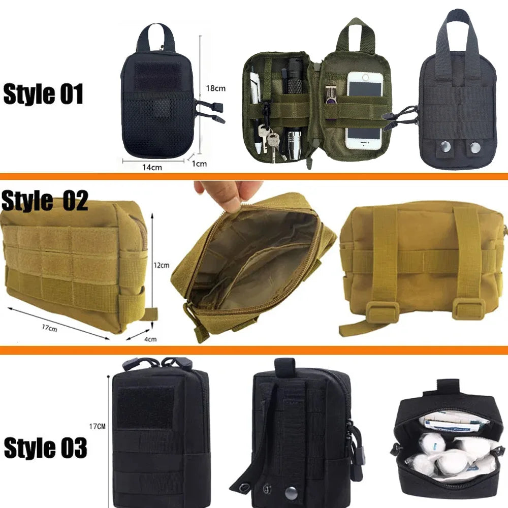 IFAK EDC Tasche Hüfttasche Jagdweste Notfall-Werkzeugsatz Outdoor Erste-Hilfe-Set Camping Survivaltasche