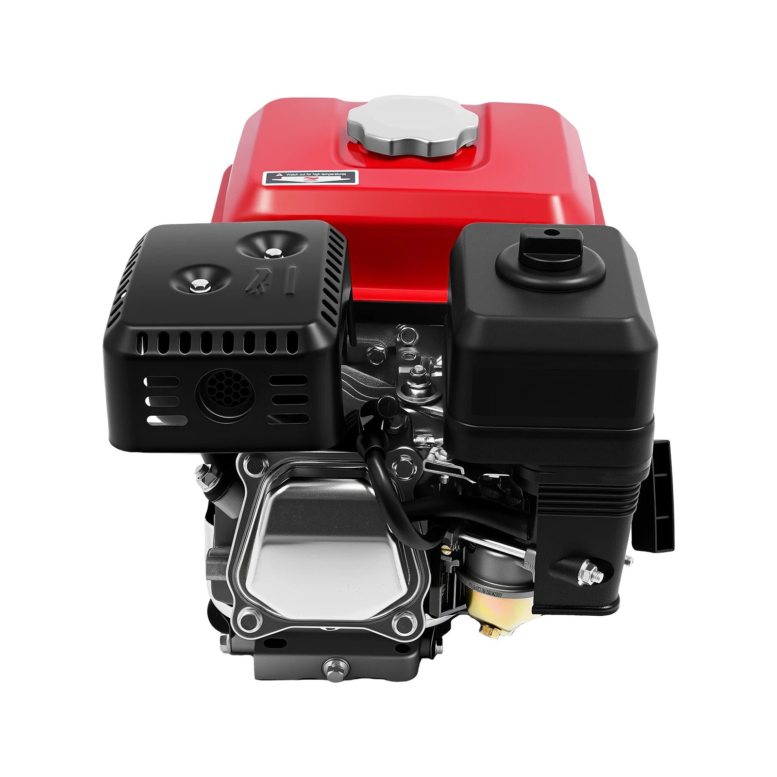4-Takt 212cc Benzinmotor, 7,5PS 4000W 3600 U/min Einzylinder-Handstart-Benzinmotor, Kurbelwellendurchmesser 20mm