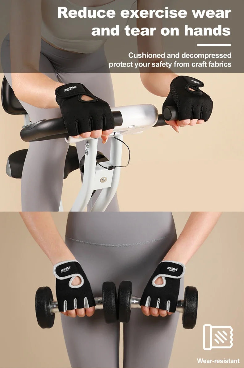 Fitnesshandschuhe Kraftsport Handschuhe Bodybuilding Training Sport Übung Radfahren Sporthandschuhe für Männer Frauen