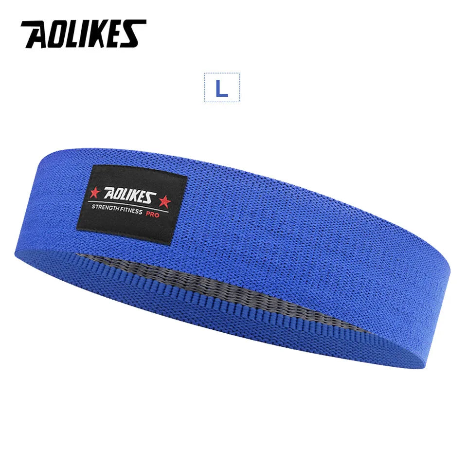 AOLIKES 1PCS Resistance Elastic Booty Bands Squat glute workout Non-slip trainer thick band Stretch Fitness Strips Loops Yoga