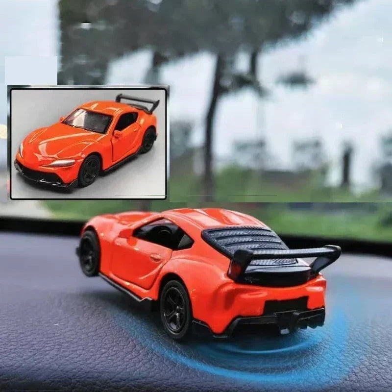 Sportwagen-Drift Rotierende Autodekoration Armaturenbrett Dreh-Rennmodell Dekoration Auto Individualität Mittelkonsolen-Dekoration