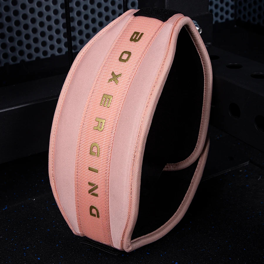 Cinturón de fitness rosa, Cinturón de soporte lumbar para mujeres, Alivia el dolor lumbar, Proporciona soporte lumbar completo para gimnasio, deportes al aire libre