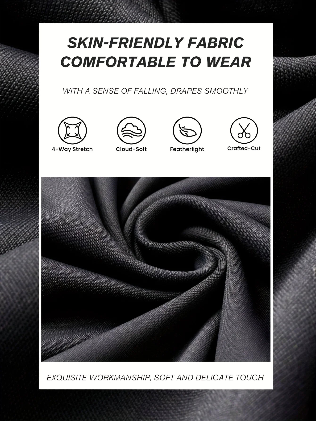 Damen-Frühlings- und Sommerhose mit hoher Taille, eng anliegende Schlaghose, schmale lange schwarze Hose, dünne weite Hose für schlanke Frauen