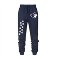 Damen Jogginghose mit Katzenpfoten-Print Hochwertige Fitnesshose Jogginghose Outdoor Freizeithose