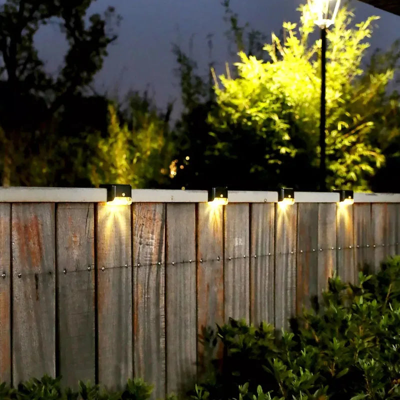 LED Solar Stufenlampe Weg Treppe Gartenleuchten Wasserdicht Balkonlicht Dekoration für Terrassen-Treppen-Zaunlicht