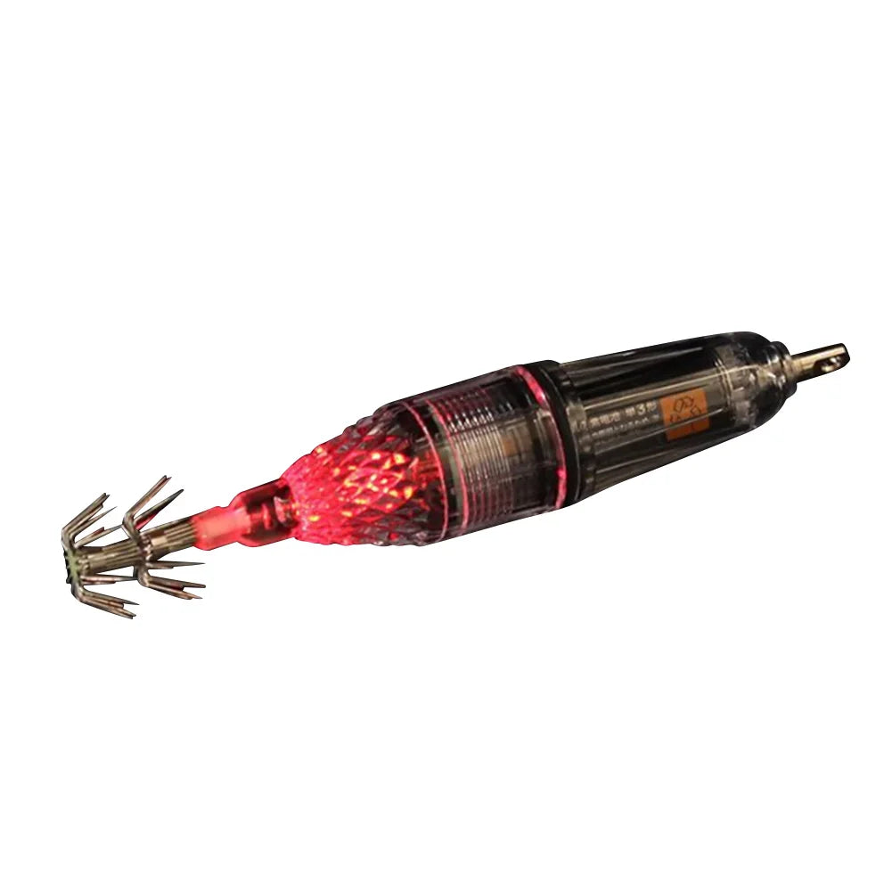 Fischköderlicht LED Tiefsee Leuchtender Tintenfisch Oktopus Regenschirmhaken LED Tintenfisch-Köderlampe Angelzubehör Unterwasserleuchten