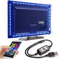 TV Hintergrundbeleuchtung Bluetooth USB RGB LED Streifen Lichter 1m 2M 3M 4M 5m SMD 5050 Flexibel USB DC 5V Band Diode RGB LED Strip Dekor Lampe