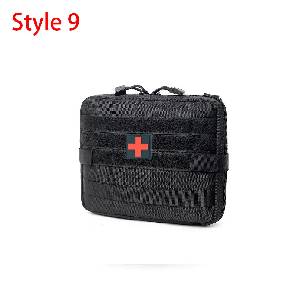 IFAK EDC Tasche Hüfttasche Jagdweste Notfall-Werkzeugsatz Outdoor Erste-Hilfe-Set Camping Survivaltasche