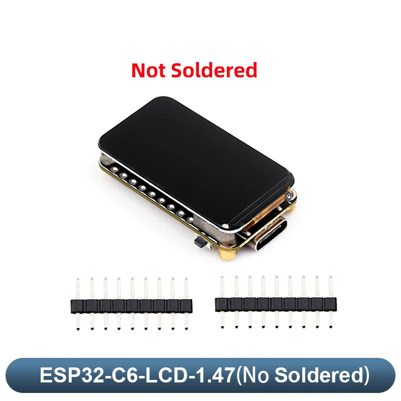 ESP32-C6 IoT Entwicklungsboard Modul LCD 1.47" Bildschirm 2.4GHz WiFi6 & BlE 5.0, für Arduino IoT Intelligentes System
