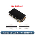 ESP32-C6 IoT Entwicklungsboard Modul LCD 1.47" Bildschirm 2.4GHz WiFi6 & BlE 5.0, für Arduino IoT Intelligentes System