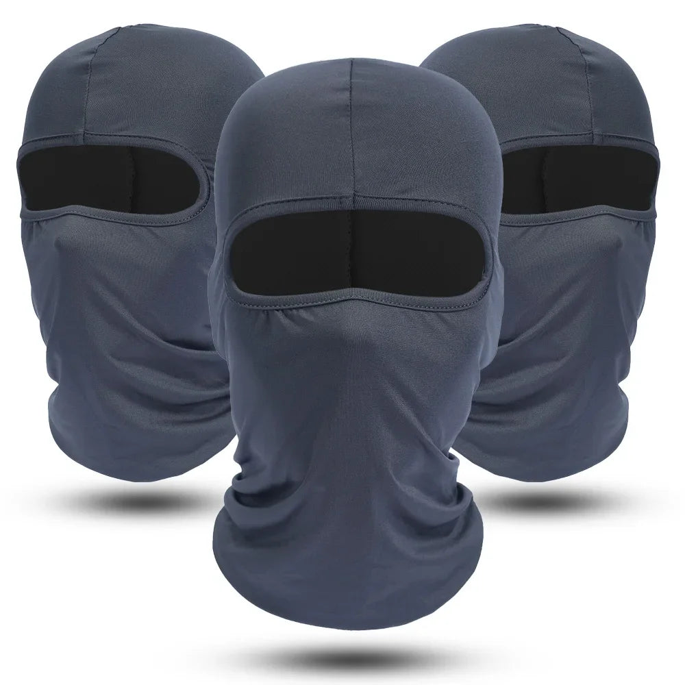 Breathable Sports Balaclava Hat Quick-Dry Windproof Full Face Mask Headgear for Riding Running Ski Hiking Outdoor Face Cover Men