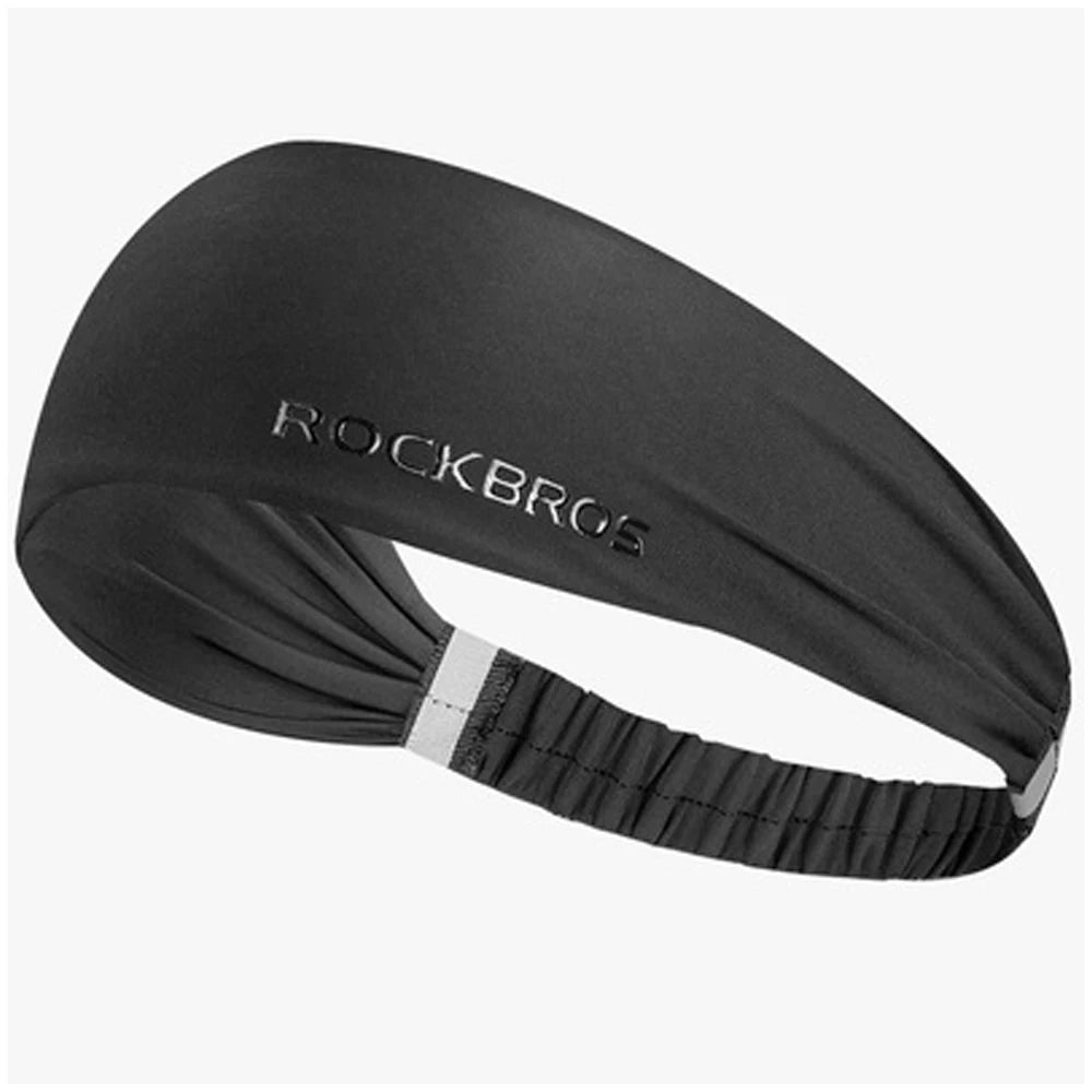 ROCKBROS Headband Sweat Bandage Sport Head Hair Band Workout Tennis Fitness Jog Basketball Running Women Men Sweatband