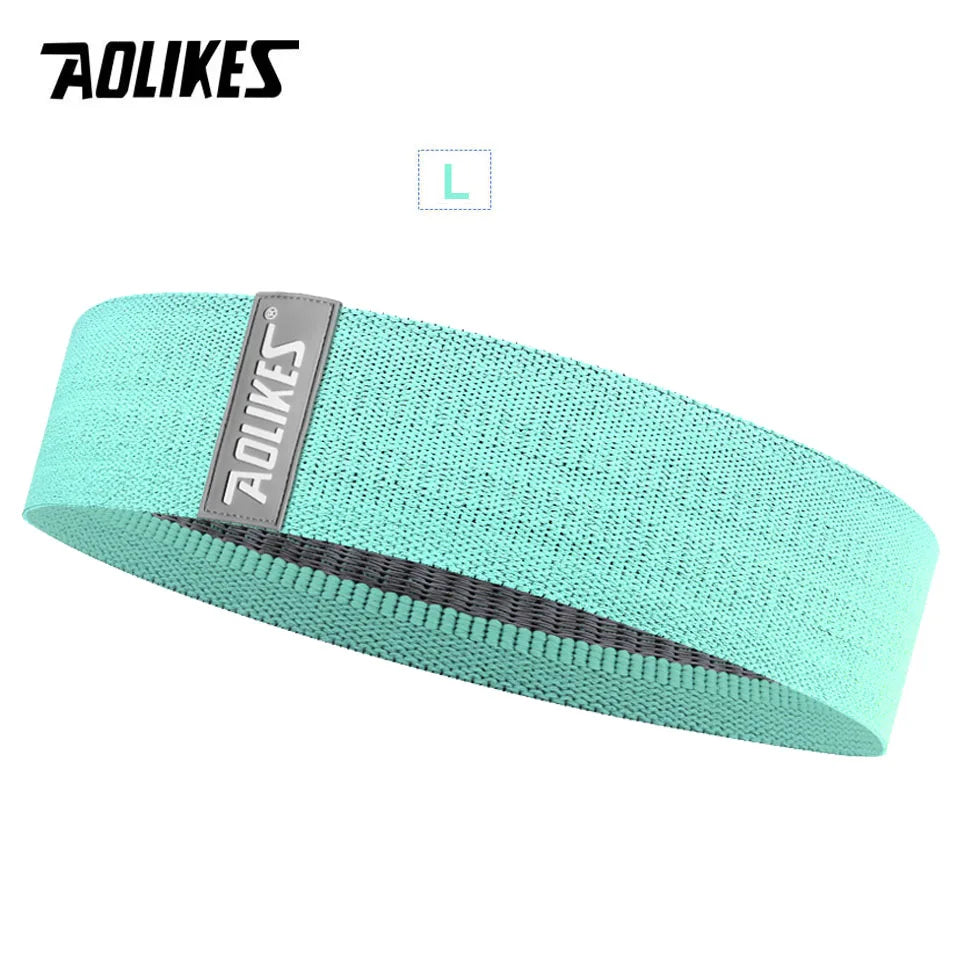 AOLIKES 1PCS Resistance Elastic Booty Bands Squat glute workout Non-slip trainer thick band Stretch Fitness Strips Loops Yoga