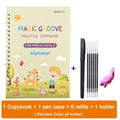 Schreibübungsbücher Englisch Groove Magic Practice Copybook Kinderbuch Lernzahlen Buchstaben Alphabet Kalligrafie Geschenk