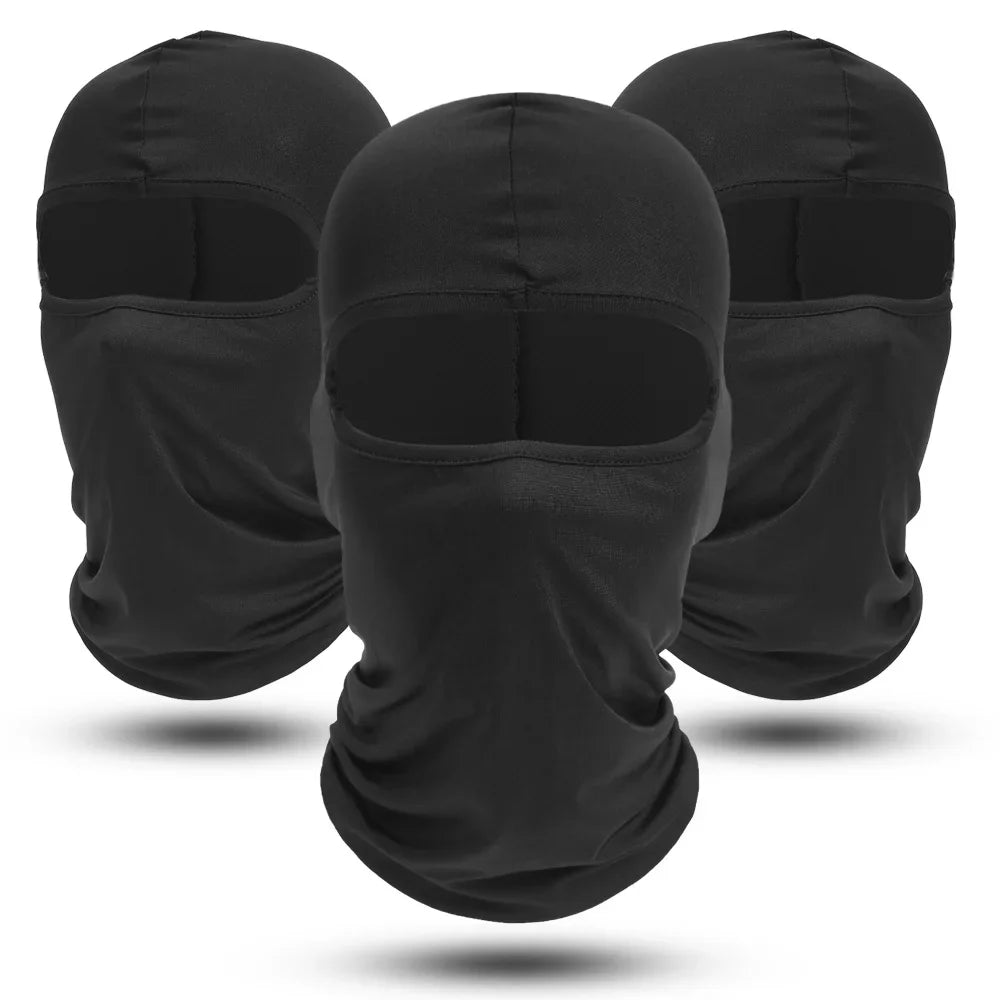 Breathable Sports Balaclava Hat Quick-Dry Windproof Full Face Mask Headgear for Riding Running Ski Hiking Outdoor Face Cover Men