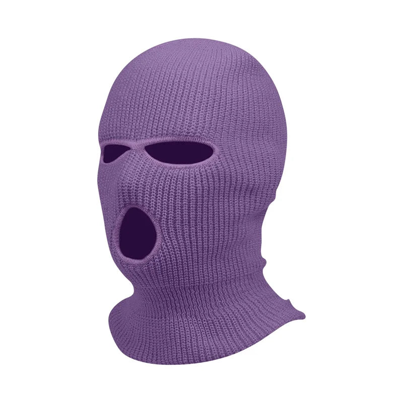 Full Face Mask Knitted Pullover Hat For Men Women Winter Outdoor Sports Military Tactical Cycling Camping Hunting Ski Balaclava