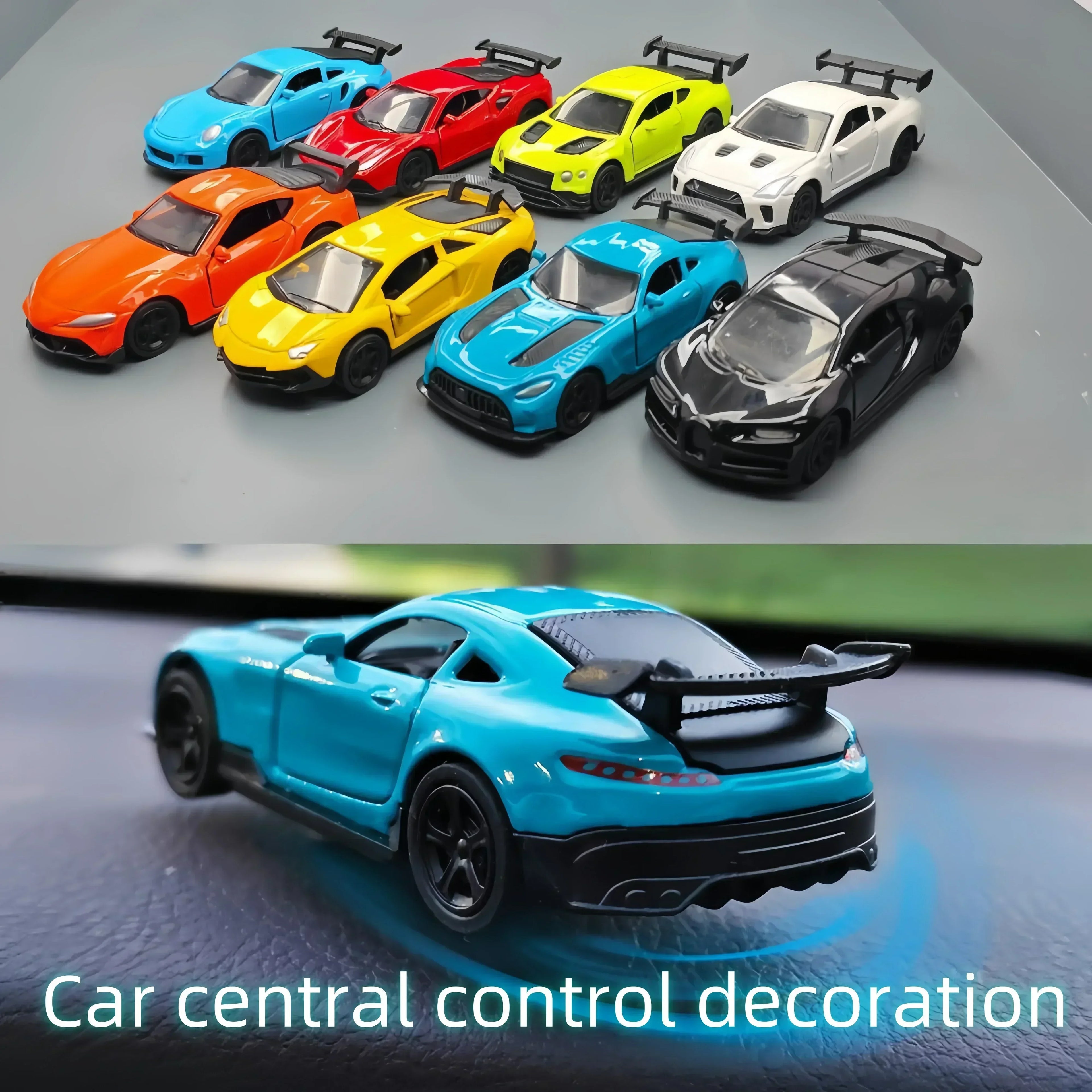 Sportwagen-Drift Rotierende Autodekoration Armaturenbrett Dreh-Rennmodell Dekoration Auto Individualität Mittelkonsolen-Dekoration