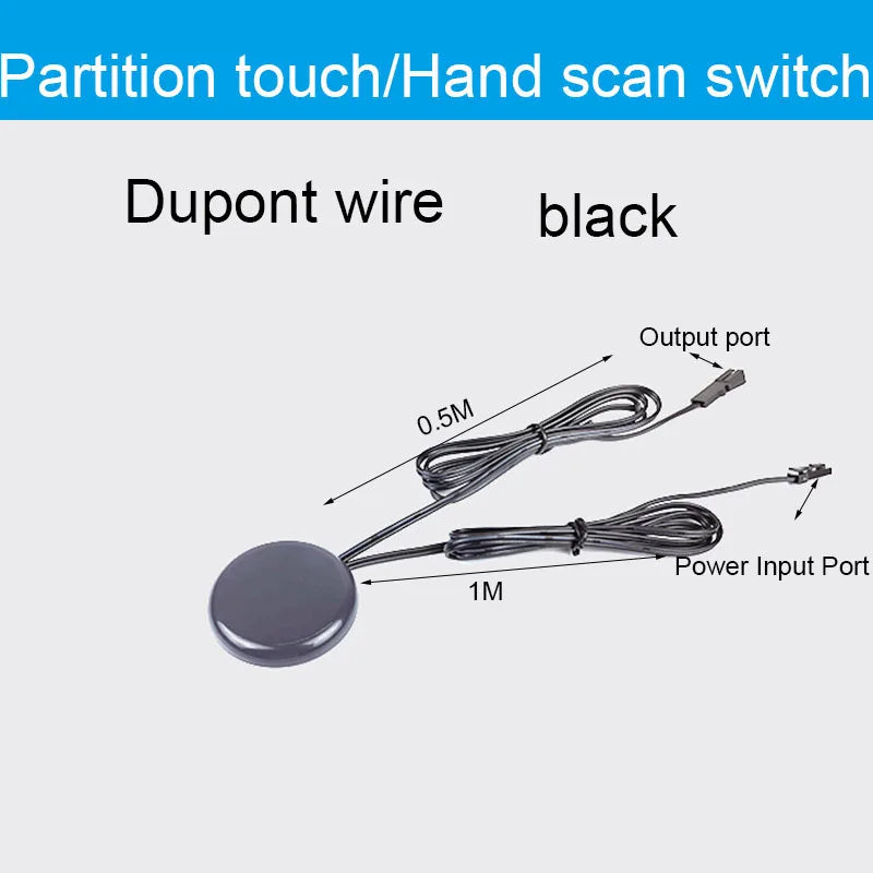 "Hand-Sweep Induction Switch for Partitions, DC3.7-24V, 3CM Wood Penetration, Easy to Instal
