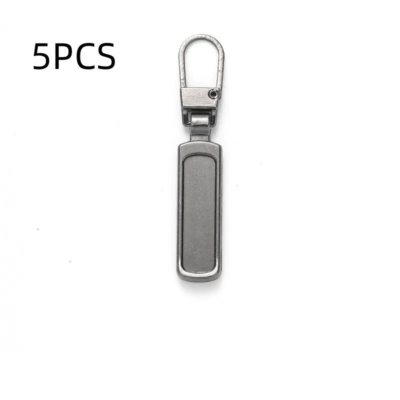5 Stück Näh-DIY abnehmbarer Reißverschlusskopf Reißverschlusszipper praktisch bequem stabil Tasche Handtasche Koffer Geldbörse Rucksack Zelt
