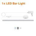 Penetrierbarer Holzkontakt-Sensor, dimmbare LED-Leuchten, Bewegungssensor Unterschrank-Küchenlicht, Aluminium-Stablampe, Kleiderschrankregal-Deko