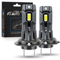 Bombillas H7 LED para Coche 30000LM LED H7 Faros Delanteros Canbus Lámpara Automática 120W 7035 CSP Faro con Ventilador Turbo 6000K 12V