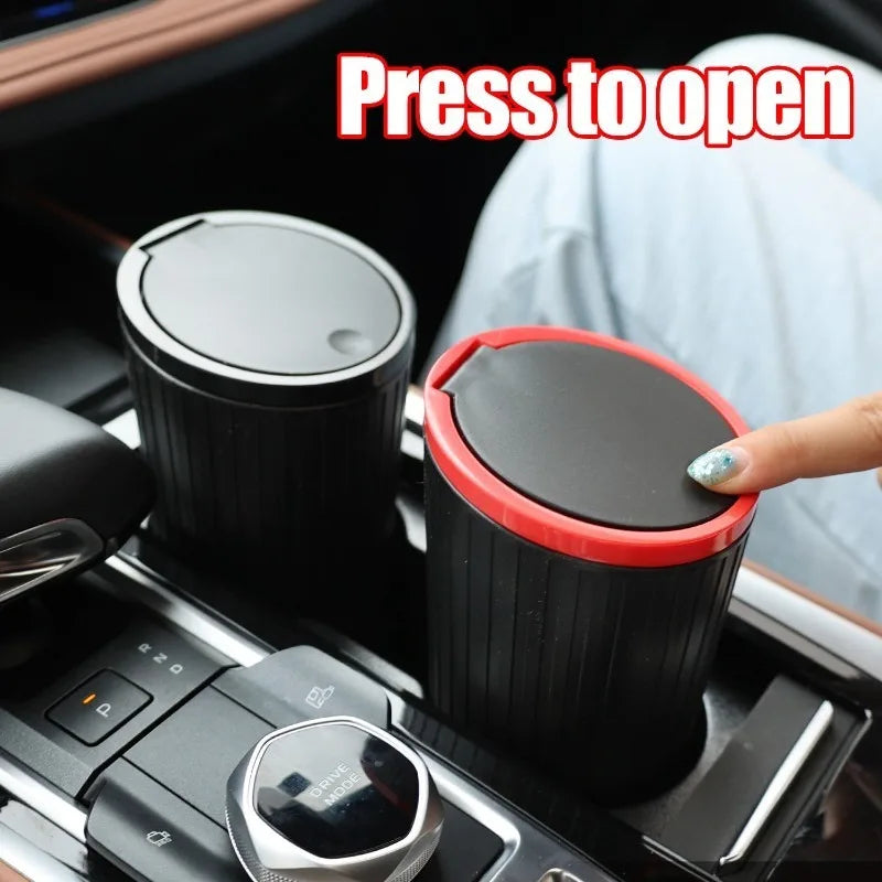 Universal Auto Mülleimer Mini Auto Abfallbehälter Auto-Innenraum Müllsack Müllbehälter Aufbewahrungsbox Eimer Auto Zubehör