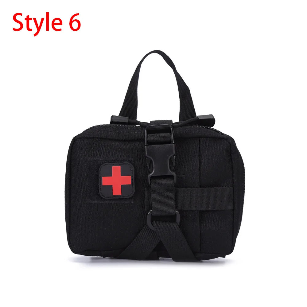 IFAK EDC Tasche Hüfttasche Jagdweste Notfall-Werkzeugsatz Outdoor Erste-Hilfe-Set Camping Survivaltasche