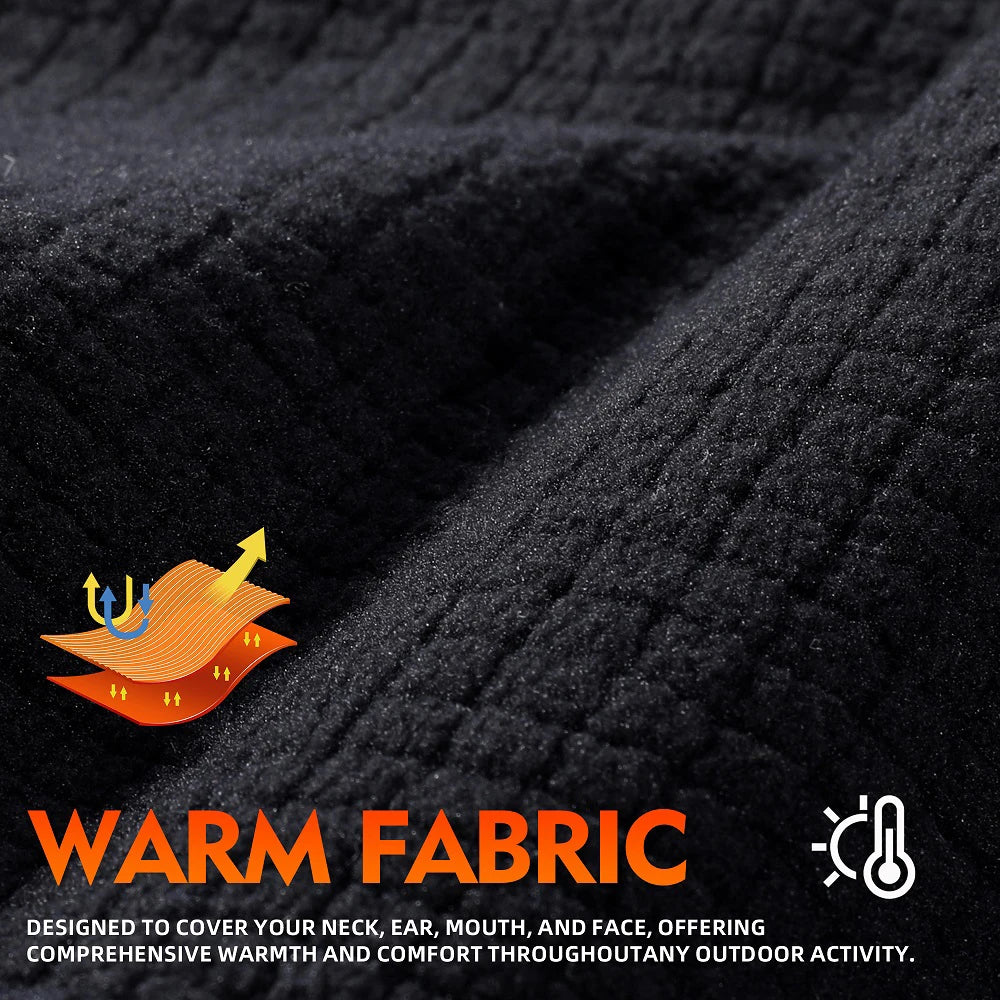Winter Halswärmer, Schlauchschal, winddicht, Radfahren, Bandana, Wandern, Sport, Laufen, Skifahren, Camping, Snowboard, Halbmaske, Herren Damen