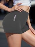 Fitness-Shorts für Damen, eng anliegend, Radfahren, Yoga, atmungsaktive Sporthose, hohe Taille