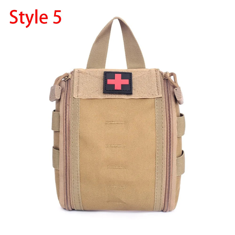 IFAK EDC Tasche Hüfttasche Jagdweste Notfall-Werkzeugsatz Outdoor Erste-Hilfe-Set Camping Survivaltasche