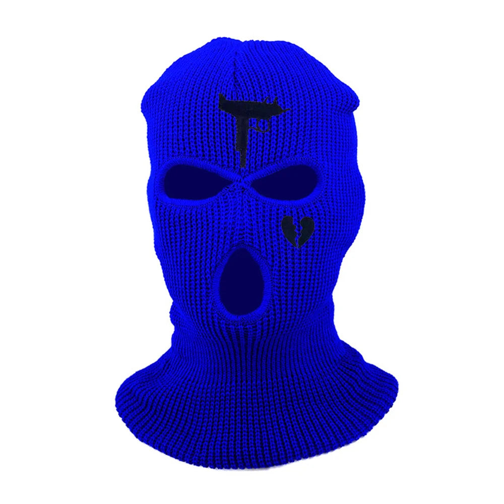 Full Face Mask Knitted Pullover Hat For Men Women Winter Outdoor Sports Military Tactical Cycling Camping Hunting Ski Balaclava