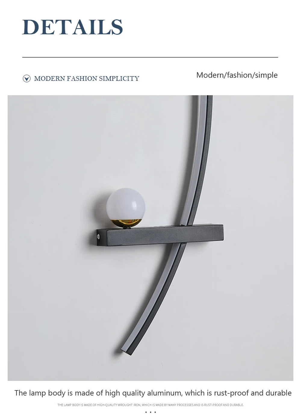 LED Wandlampe 55/105CM Smarte Fernbedienung Links Rechts Beleuchtung Wandleuchte Schlafzimmer Nachttisch Wohnzimmer Zuhause LED Lichter Leuchte