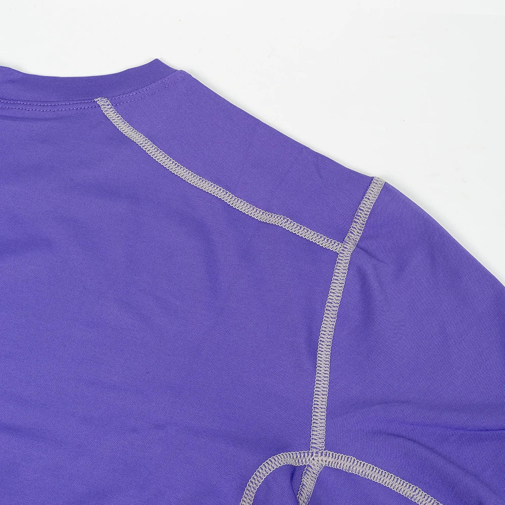 Herren Kompressions-Laufshirt, Trainings-Jogging-Shirts, Fitnessstudio-Sportbekleidung, eng anliegendes Langarm-Sport-T-Shirt, schnelltrocknende Kleidung
