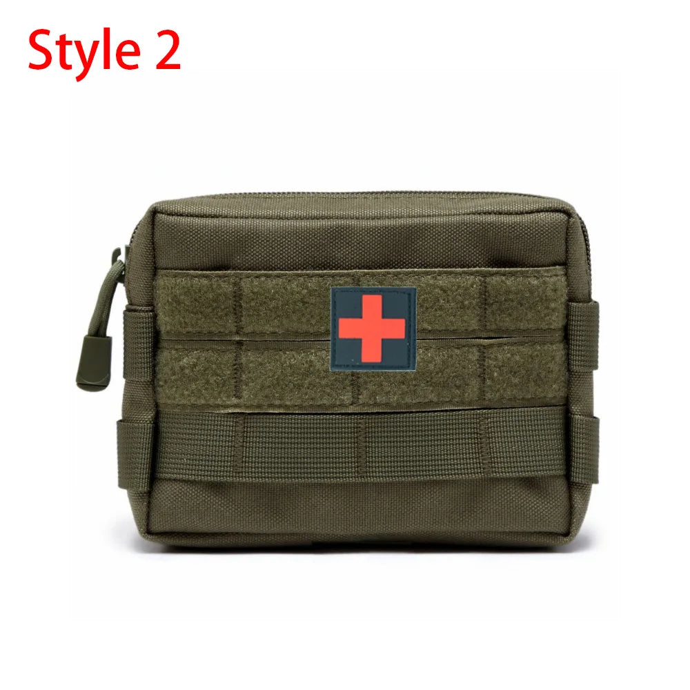 IFAK EDC Tasche Hüfttasche Jagdweste Notfall-Werkzeugsatz Outdoor Erste-Hilfe-Set Camping Survivaltasche