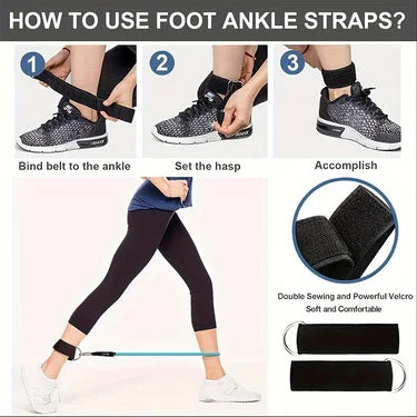 Multi Functional Resistance Exercise Set, Tension Rope, Fitness Tension Belt, Elastic Rope, and Portable Fitness Equipment