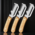2PC Set Kitchen Peeler Stainless Steel Vegetable Peeler Wooden Handle For Peeling And Slicing Fruits And Vegetables Kitchen Tool