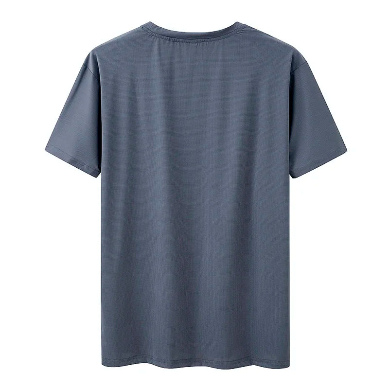 Sommer Oversized T-Shirt für Herren Große Größen 7XL 110-175kg Schnelltrocknendes T-Shirt Fitness Laufen Rundhals Kurzarm-Oberteile
