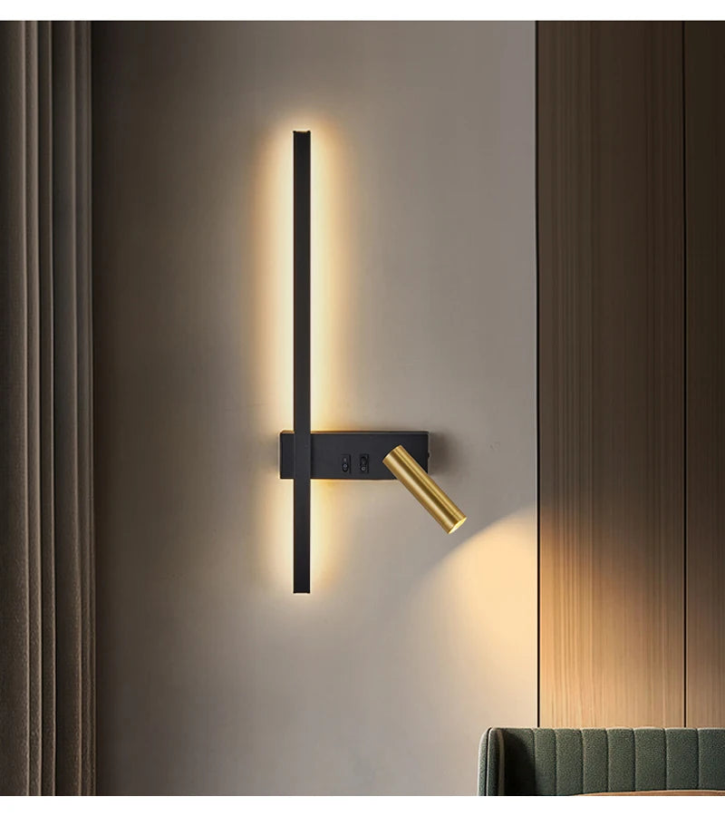 Nordic Wandleuchten Modern LED-Leuchten für Raum Home Dekoration Innenbereich Nachttischlampe Wohnzimmer Sofa Hintergrund Wandlampen