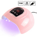 54W 18 LED UV Nagellampe Manicure Nageltrockner Nagelwerkzeuge Maschine UV Professionelles Material Nägel Trocknen Wärmelampen