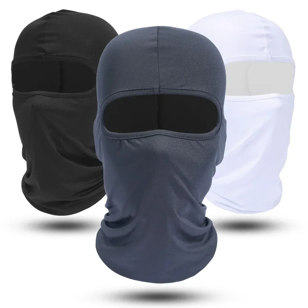 Breathable Sports Balaclava Hat Quick-Dry Windproof Full Face Mask Headgear for Riding Running Ski Hiking Outdoor Face Cover Men