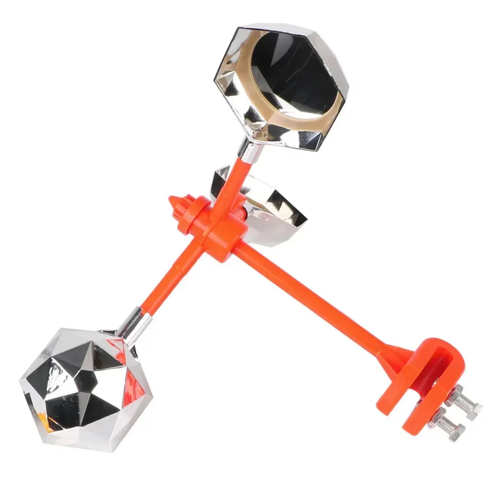 Automatische Vogelabwehr Solar & Windbetrieben 360° Drehbar mit Reflektierendem Klang zur Abschreckung für Garten, Hof und Außenbereiche