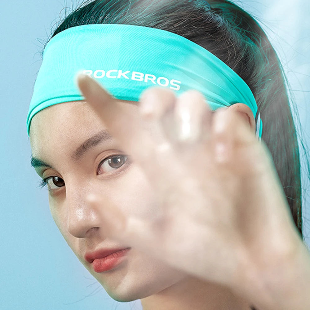 ROCKBROS Stirnband Schweißband Sport Kopfhaarband Workout Tennis Fitness Jogging Basketball Laufen Damen Herren Schweißband