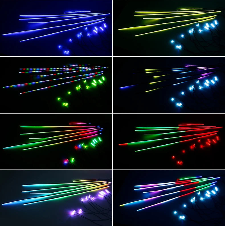 18/22 in 1 Atmosphäre Licht Teile 35/75CM 110CM Lichtleiste Lautsprecher Verlängerungskabel Haupt-/Nebencontroller Fußlampe Symphony Teile