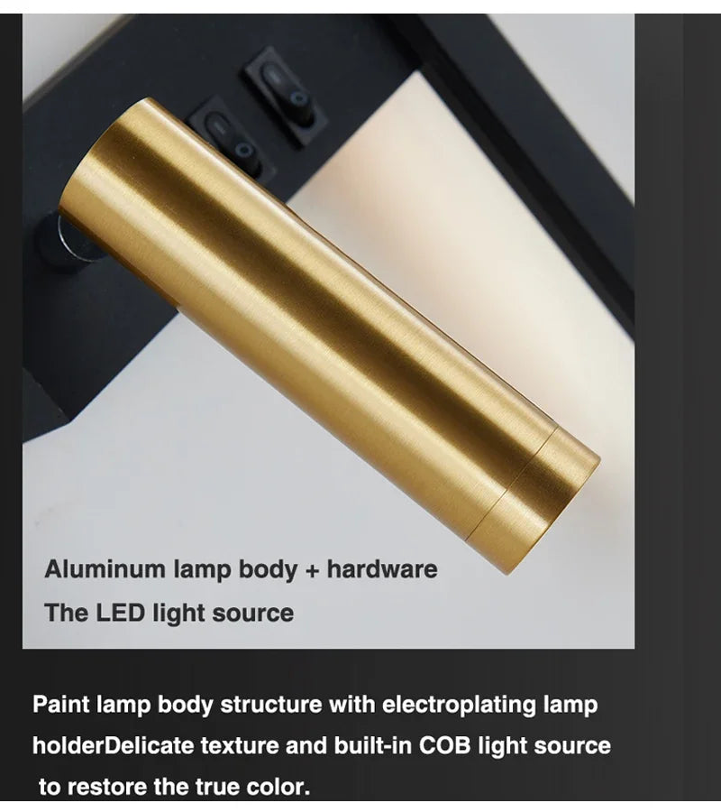 Nordic Wandleuchten Modern LED-Leuchten für Raum Home Dekoration Innenbereich Nachttischlampe Wohnzimmer Sofa Hintergrund Wandlampen